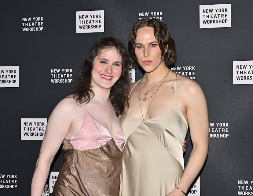 Abby Stein and Tommy Dorfman at the premiere of ‘Becoming Eve’