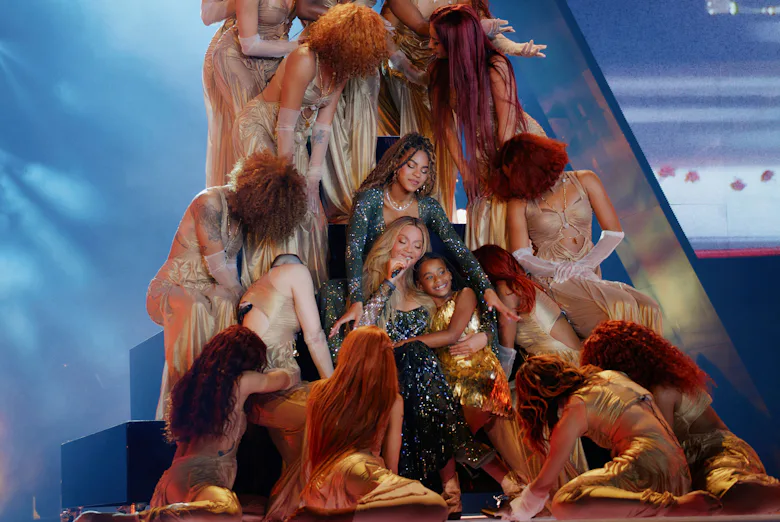 Global icon, Beyoncé, on stage on the opening night of her COWBOY CARTER TOUR, with a historic sold-...