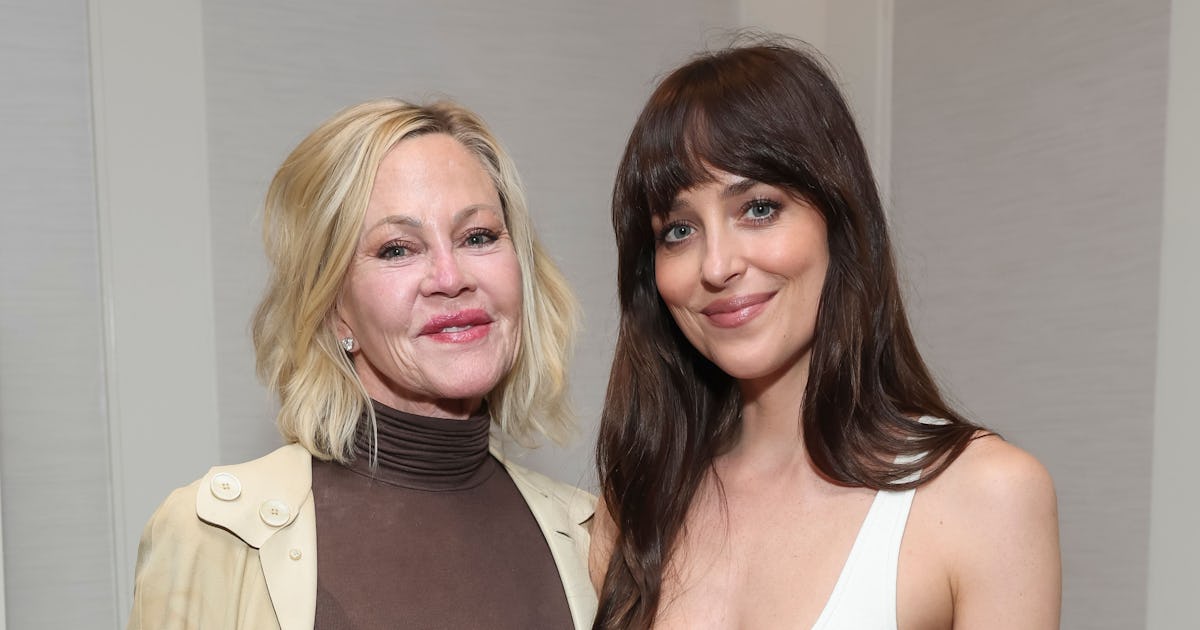 Dakota Johnson Steps Out With Mom Melanie Griffith in a Perfect Spring Dress