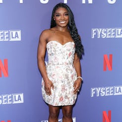 American gymnast Simone Biles arrives at the Netflix FYSEE LA - 'Simone Biles Rising' Season 1 ATAS ...