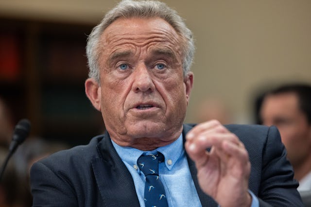 Secretary of Health and Human Services Robert F. Kennedy, Jr testifies during a House budget meeting...