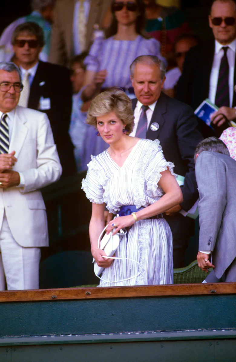 Princess Diana at Wimbledon 1986