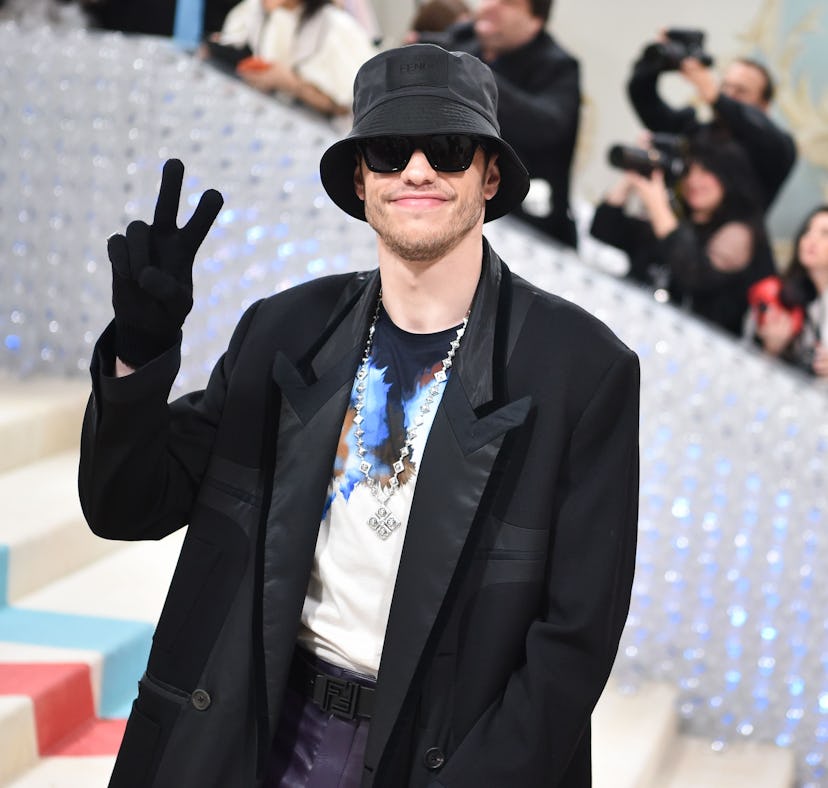 Pete Davidson revealed his shark chest tattoo covered a Dave Chappelle quote.