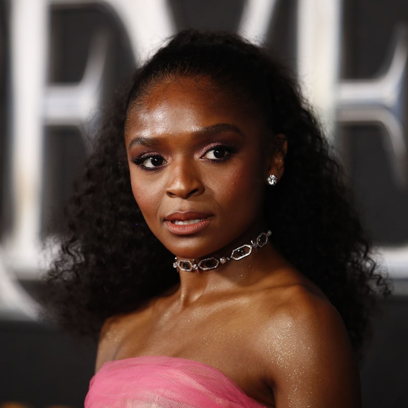 US actress Dominique Thorne attends the premiere of Marvel's 'Black Panther: Wakanda Forever' at the...