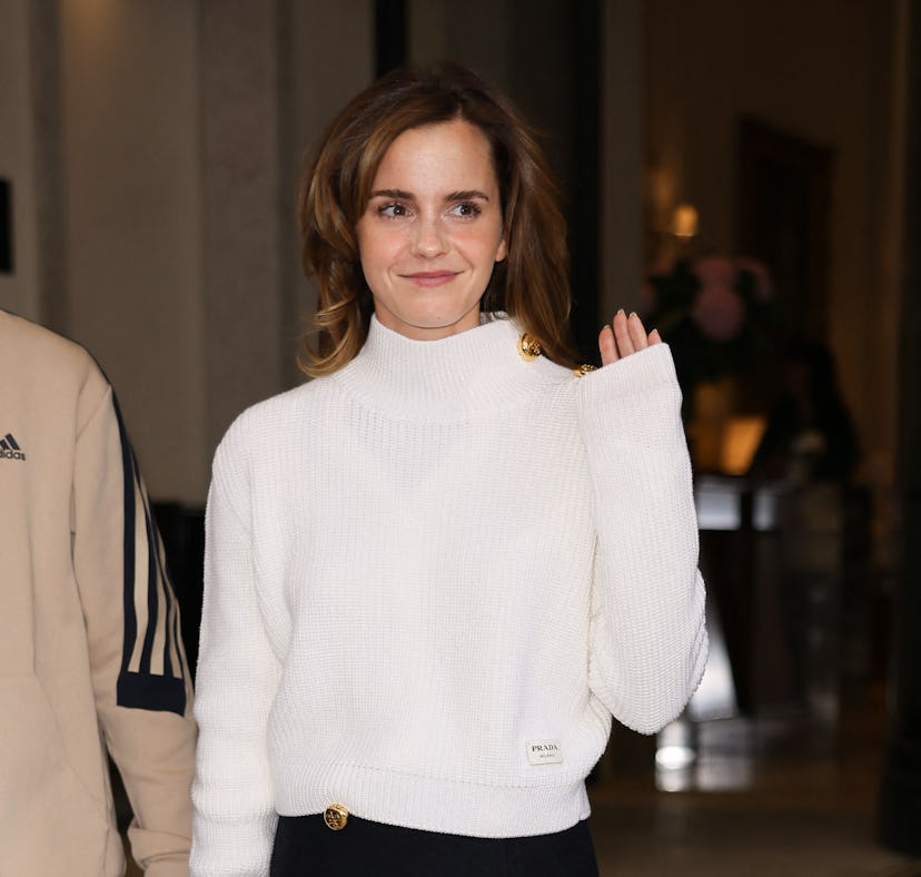 Emma Watson spoke about what she does not miss about being an actor.