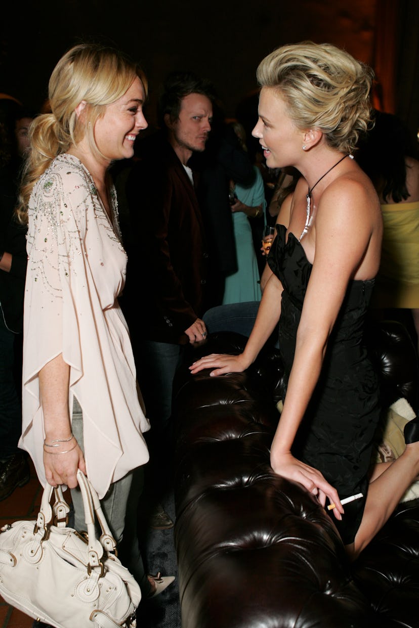 Линдси Лохан и Шарлиз Терон