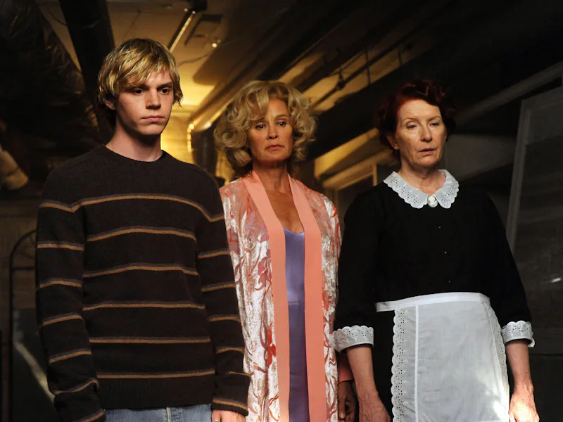 Evan Tate, Jessica Lange, Frances Conroy