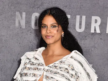 Zazie Beetz at the world premiere of the Apple TV Series 'Nocturne' at Regal Cinemas on October 20, ...