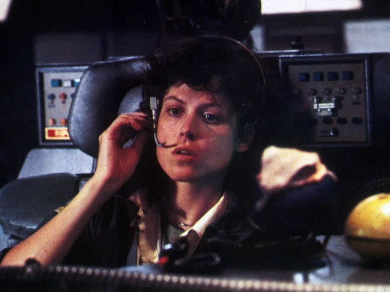 FILM STILLS OF 'ALIEN' WITH 1979, RIDLEY SCOTT, SIGOURNEY WEAVER IN 1979
