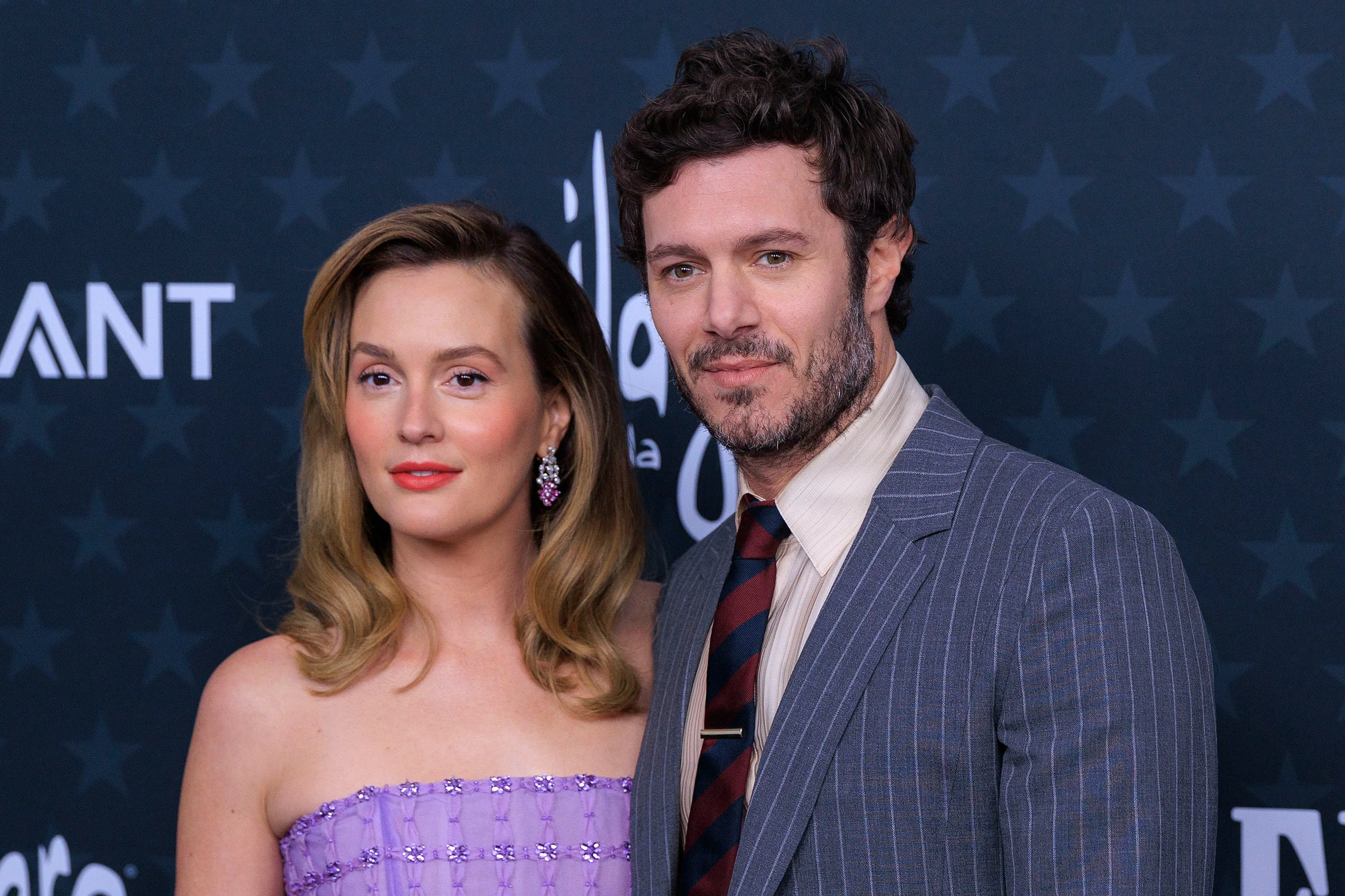 Leighton Meester and Adam Brody on the red carpet of the 31st Critics Choice Awards on Sunday Januar...