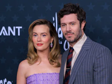 Leighton Meester and Adam Brody on the red carpet of the 31st Critics Choice Awards on Sunday Januar...