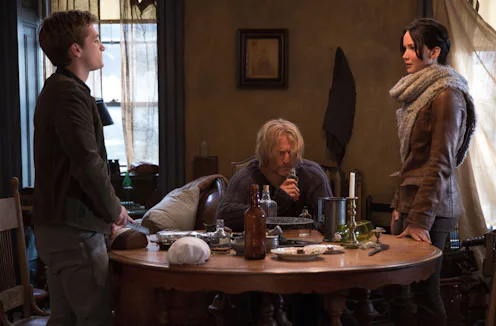 Josh Hutcherson, Woody Harrelson, Jennifer Lawrence