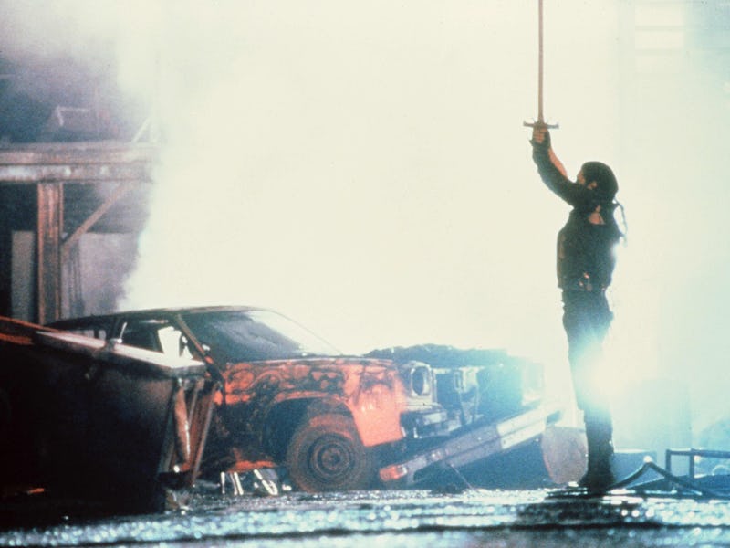 1986, Clancy Brown, Columbia/Cannon/Warner, Scene Still, Landscape,