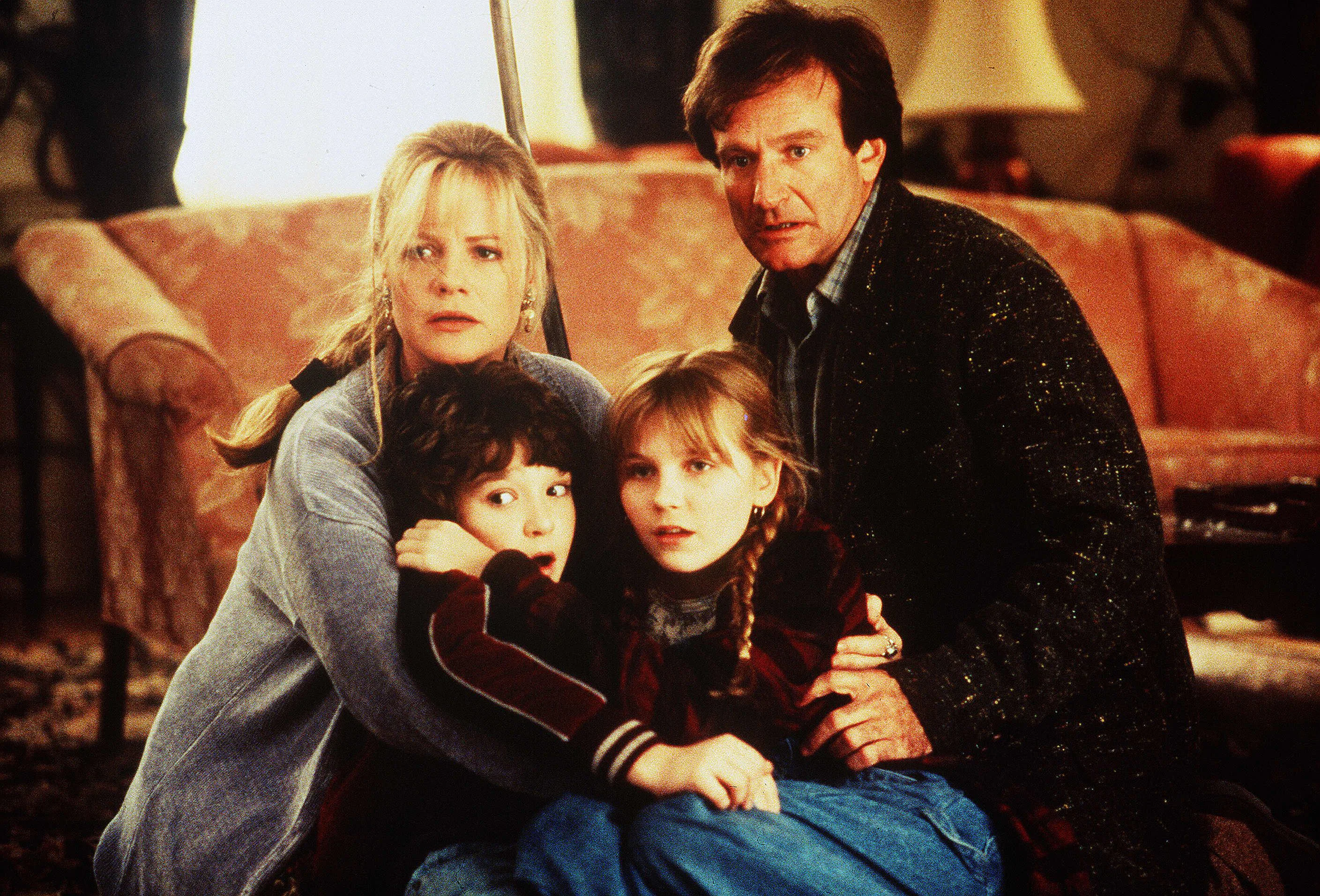 Bonnie Hunt, Bradley Pierce, Kirsten Dunst, Robin Williams
