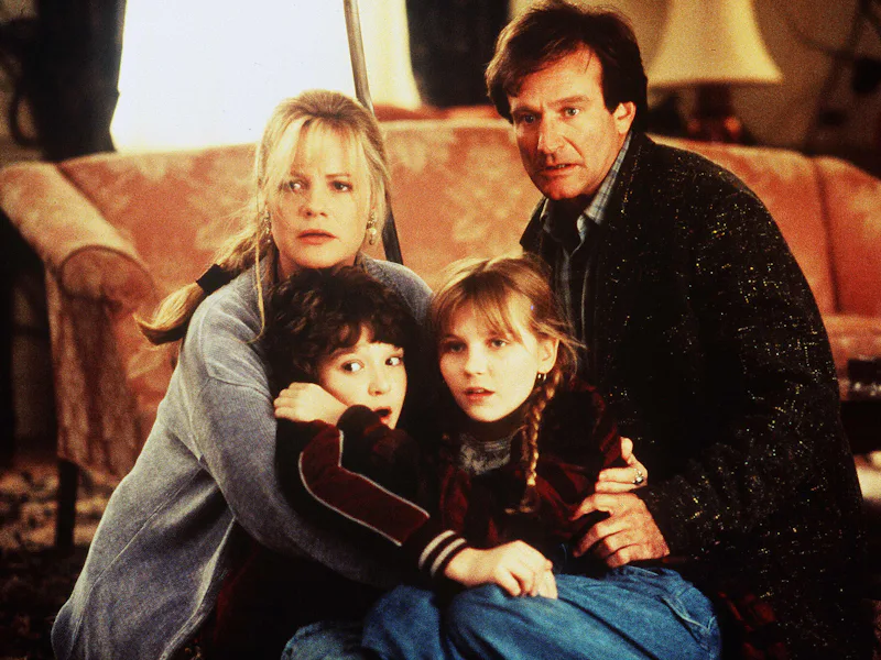 Bonnie Hunt, Bradley Pierce, Kirsten Dunst, Robin Williams