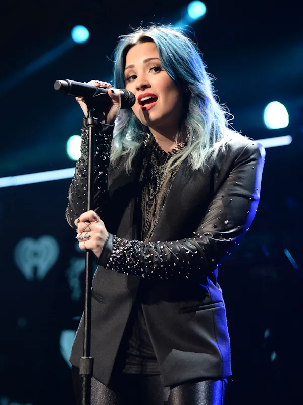 Demi Lovato performs during the Y-100 Jingle Ball at the BB&T Center, Sunrise, Florida, USA - 20 Dec...