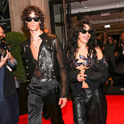 Sombr and Odessa A'zion heading to one of the Met Gala 2026 after-parties.