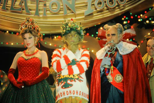 Jim Carrey, Jeffrey Tambor, Christine Baranski, "Dr. Seuss' How the Grinch Stole Christmas" (2000) U...