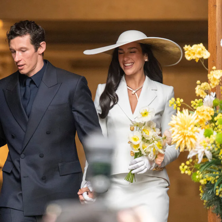 Dua Lipa wedding looks