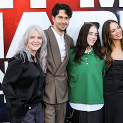 Maggie Baird, Nat Wolff, Billie Eilish wearing a Prada Pique Polo Shirt and Prada Fall 2026 Shoes, C...