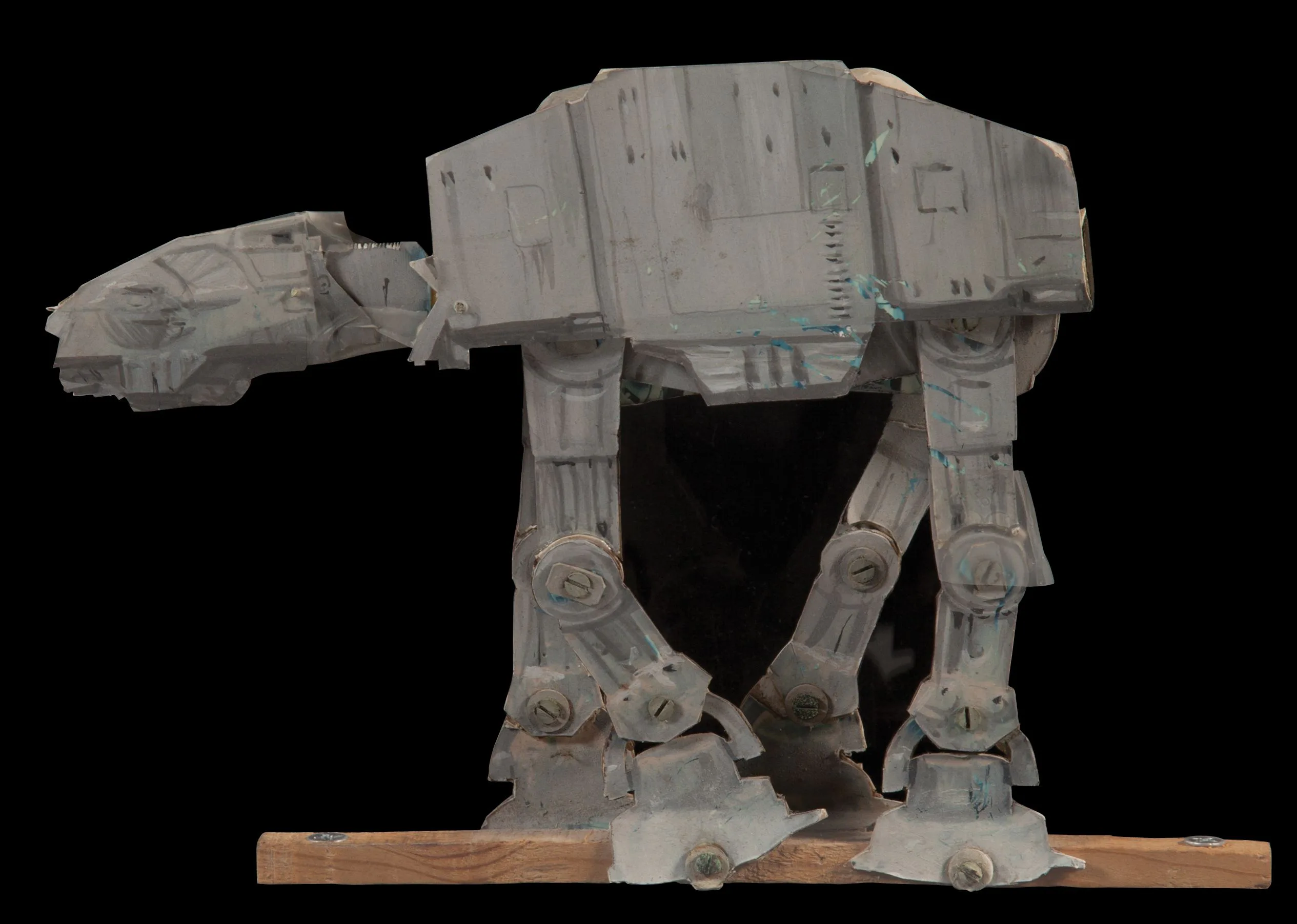 A background used AT-AT Imperial Walker from The Empire Strikes Back ($40,000-$60,000)