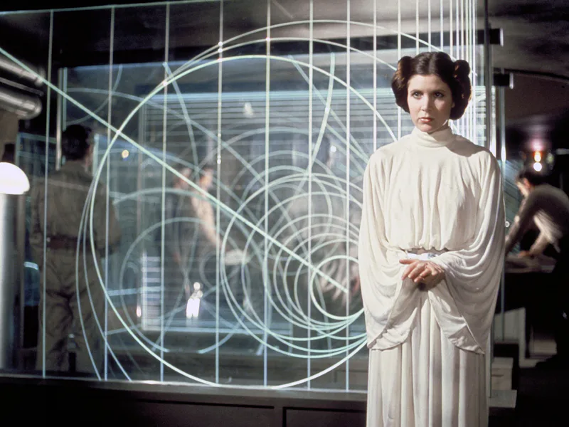 April 29, 2014 - Original Star Wars actors Harrison Ford, Carrie Fisher and Mark Hamill will feature...