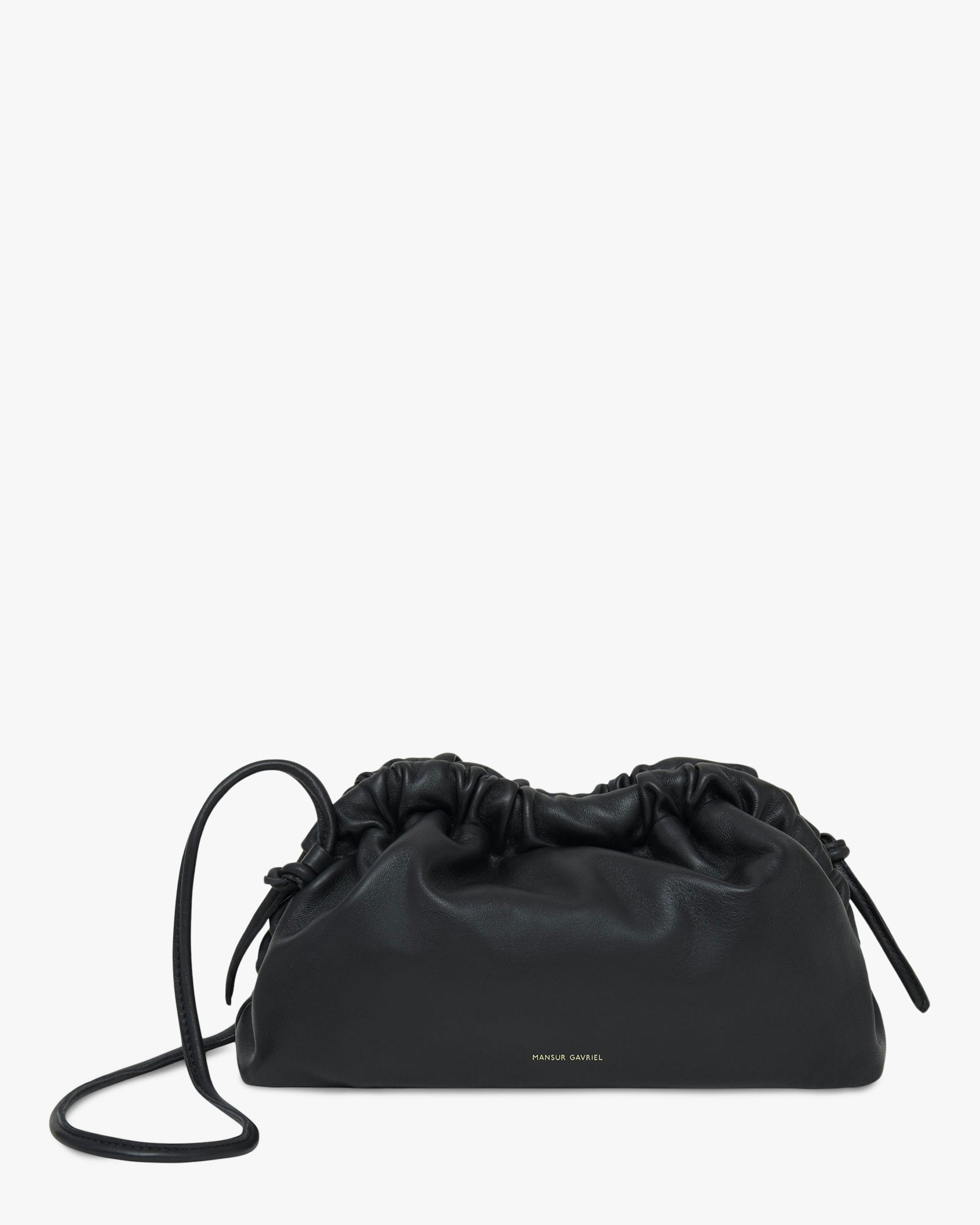 Black Flamma Mini Cloud Clutch: image 1