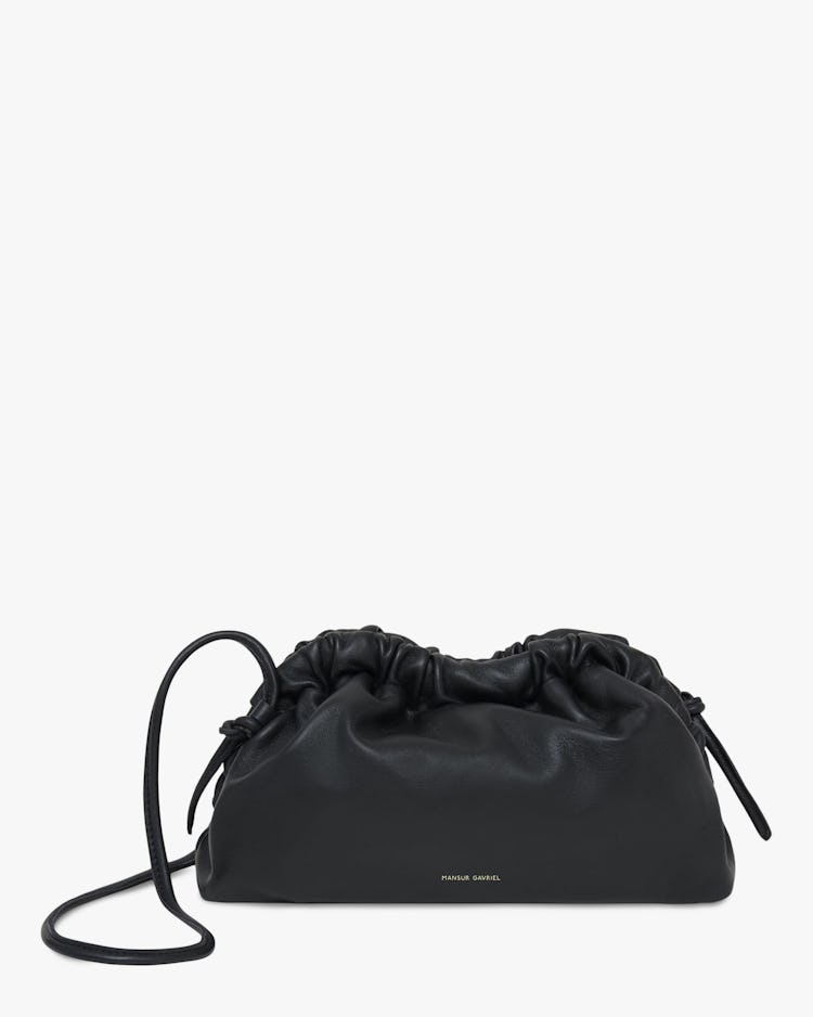 Black Flamma Mini Cloud Clutch: image 1
