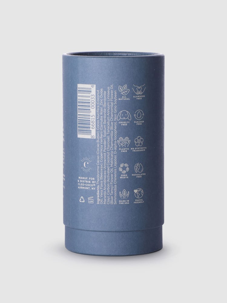 Deodorant Bar Zero-Waste, Sensitive - True Blue, Blue Tansy: additional image