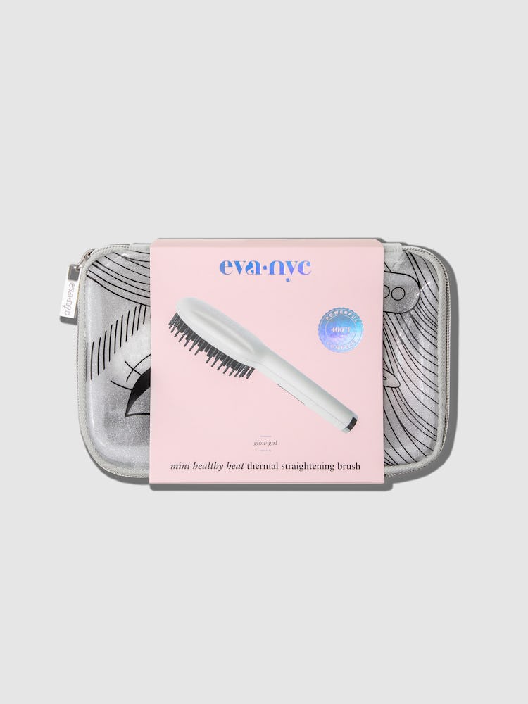 Glow Girl Mini Thermal Straightening Brush: additional image