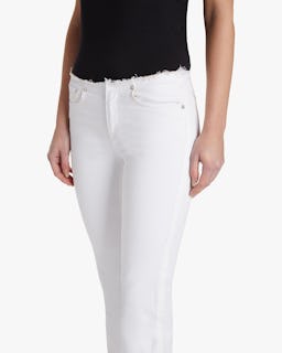 Cate Low-Rise Cut-Off Flare Jeans: additional image