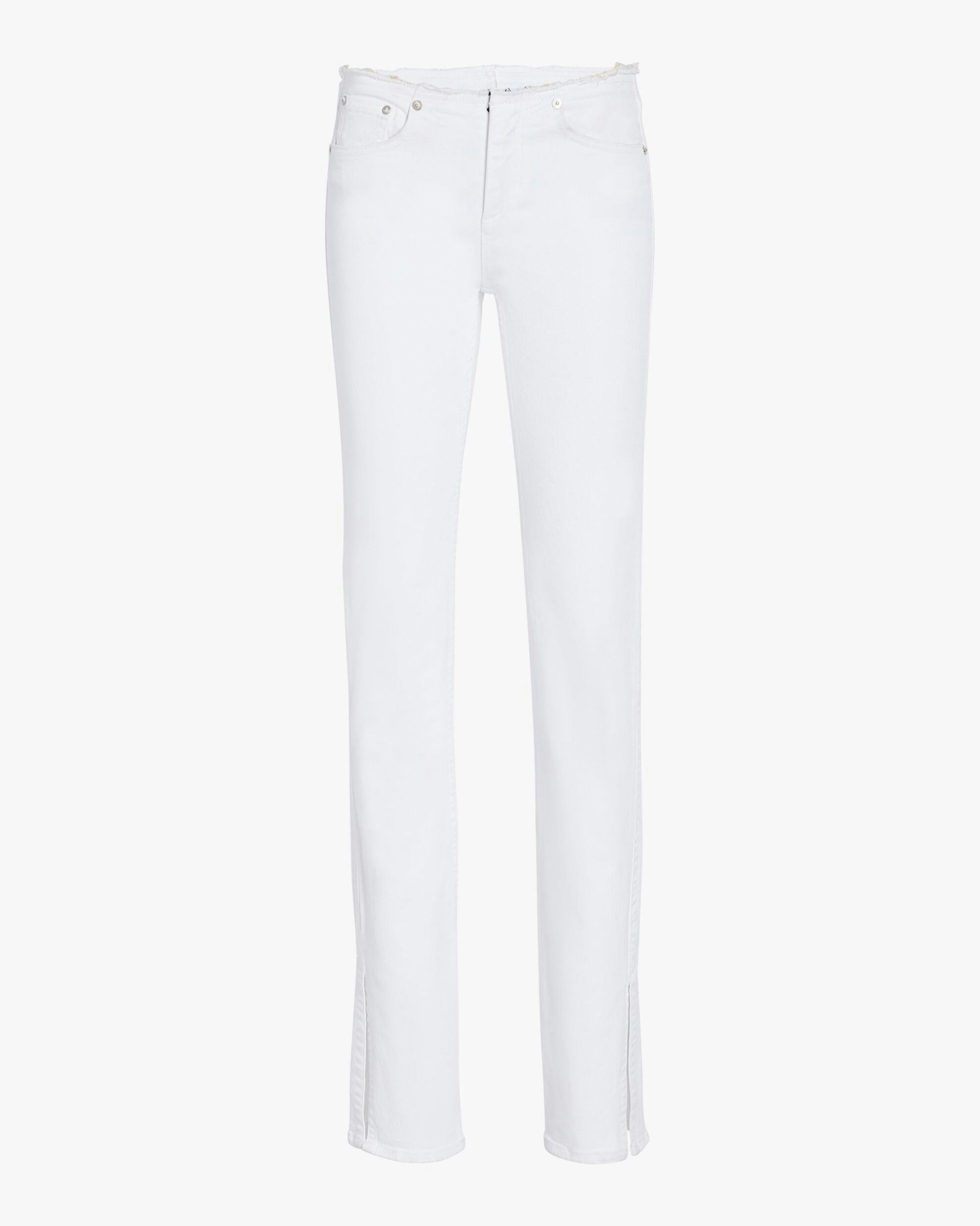 Cate Low-Rise Cut-Off Flare Jeans: image 1