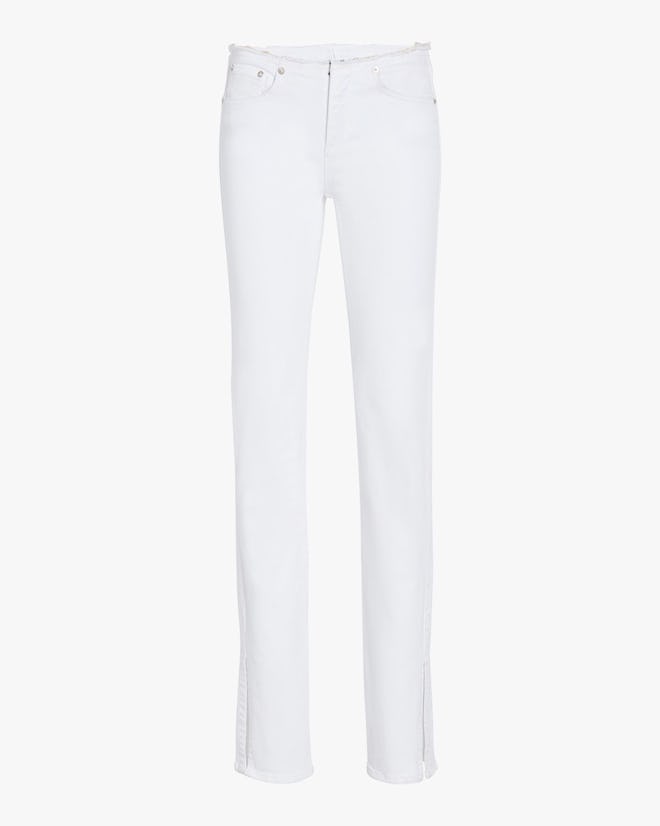 Cate Low-Rise Cut-Off Flare Jeans: image 1