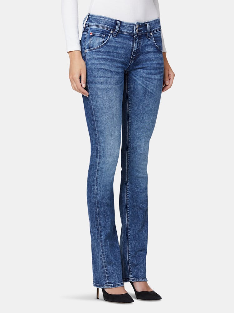 Beth Mid-Rise Baby Bootcut Jean: additional image
