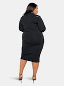 Sweater Dress with Knot Detail: additional image