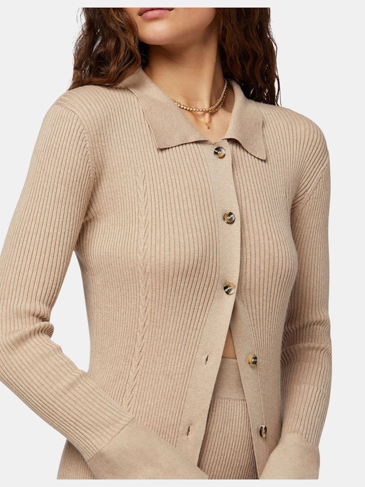 The Lena Long Cardigan: additional image