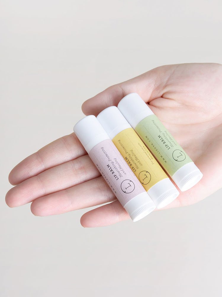 3 Natural Unscented Lip Balms: image 1