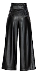 Joan Vegan Leather Belted Pants: additional image