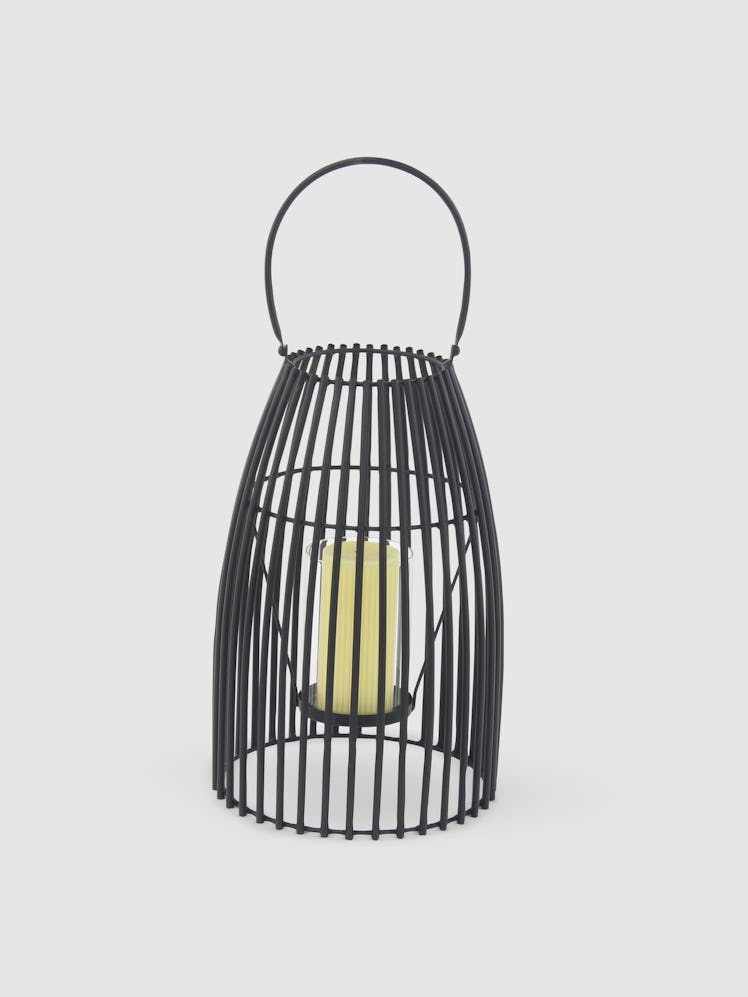 Caged Metal Lantern: image 1