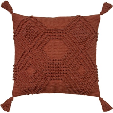 Furn Halmo Throw Pillow Cover (Brick Red) (One Size): image 1