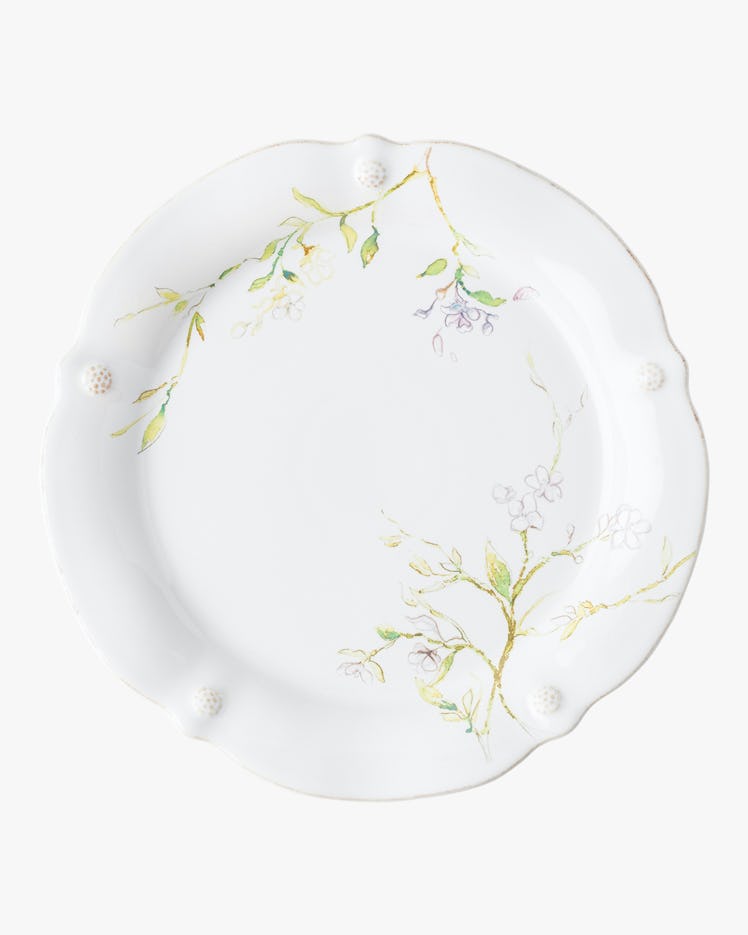 Berry & Thread Floral Sketch Jasmine Dinner Plate: image 1