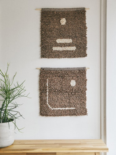 Puntos Wall Hangings Cinder - Set of Two: image 1