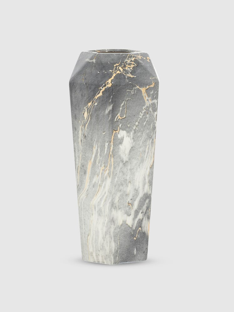 Marbled Ceramic Vase: image 1