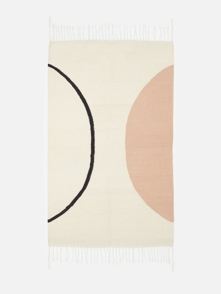 Double Moon Handwoven Rug: image 1