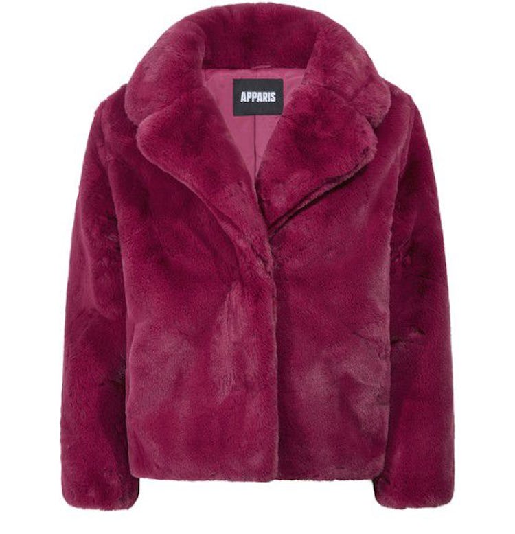 Milly Faux Fur Oversized Short Coat: image 1