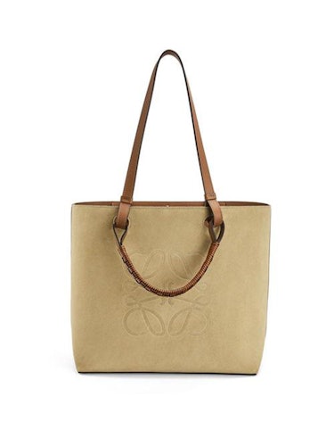 Anagram Top Handle Suede Leather Bag: additional image
