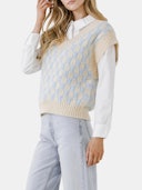 Checker Knit Vest: additional image