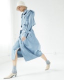 Sustainable Water Resistant Trench Coat: additional image