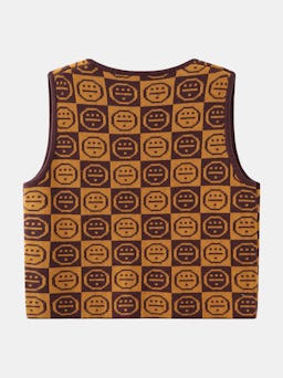 Icon Knit Vest - Brown: additional image