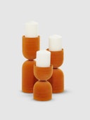 Halved Capsule Candle Holders, Set Of 3: image 1